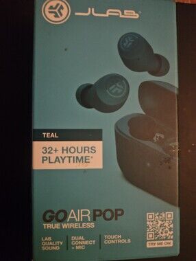 JLab Go Air Pop True Wireless Earbuds - Teal